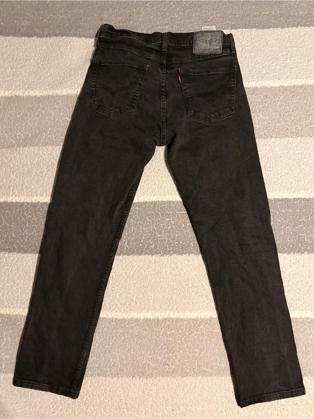 Levi’s Black Men's Size W32 L32 Slim Straight Jeans W/ Pockets